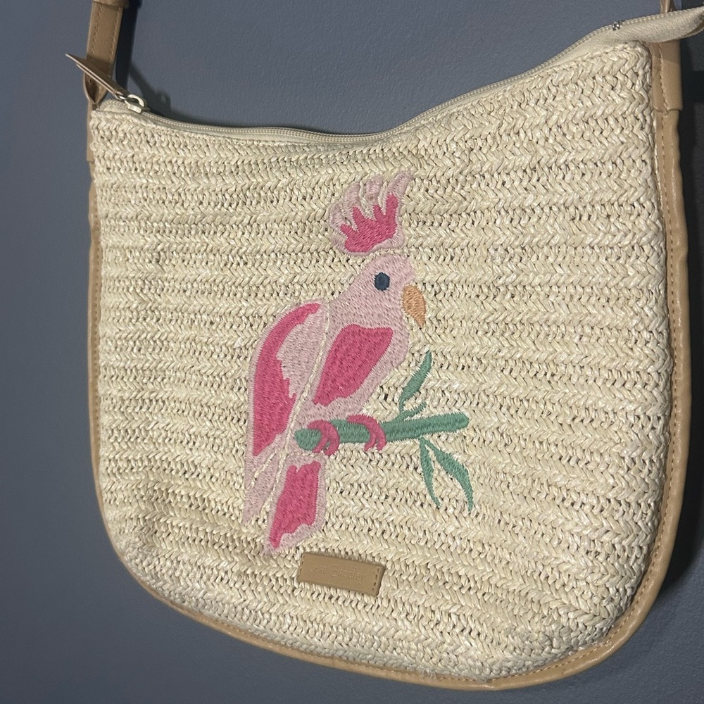 Vera Bradley crossbody bird parrot summer handbag bag purse - Picture 2 of 11
